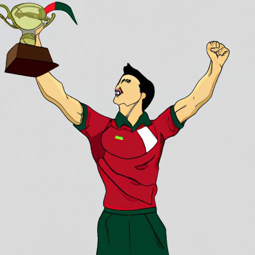 Đội trưởng nâng cúp vô địch AFF Cup lên cao trong niềm vui chiến thắng.