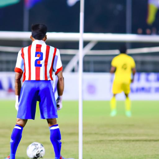 Cầu thủ Philippines đá phạt trong trận đấu AFF Cup