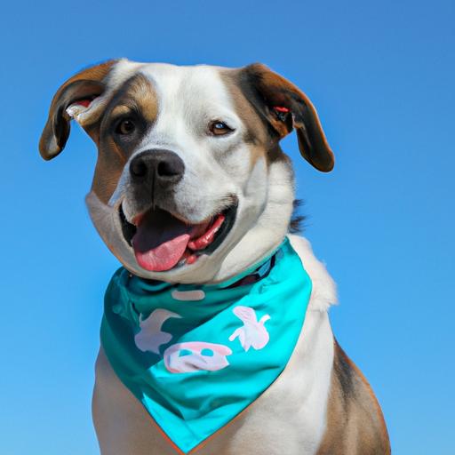 Chú chó đang mặc bandana WAGs