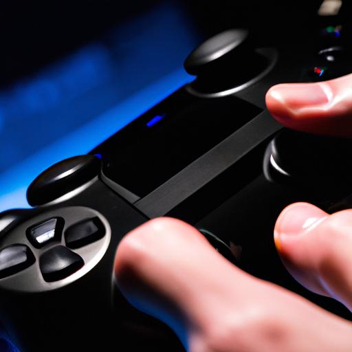 Gần cận chiếc tay cầm PS4 khi đá PES online