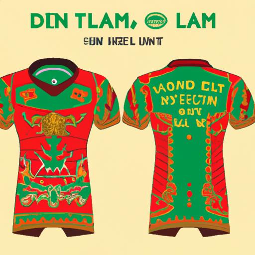 Kit Việt Nam Dream League Soccer lấy cảm hứng từ nghệ thuật truyền thống Việt Nam với chi tiết tinh xảo và màu sắc táo bạo.
