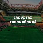 Các vị trí trong bóng đá chi tiết cho người mới năm 2025
